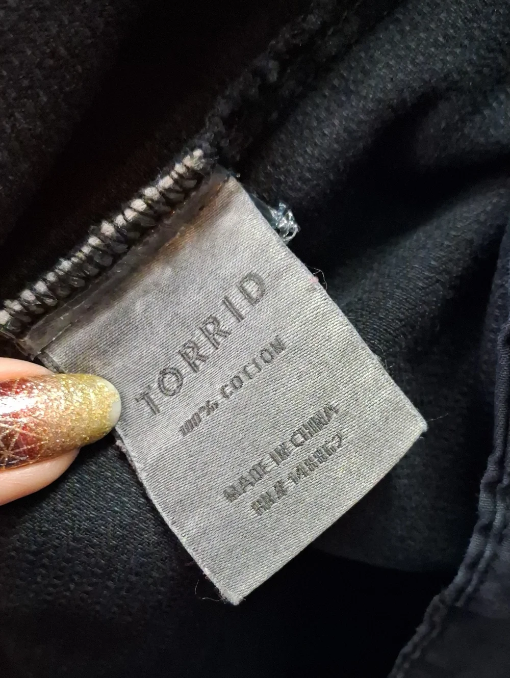 TORRID Washed Black Utility Jacket with Sleeve Bead Plus size Size 4 4x Coat - Picture 5 of 6